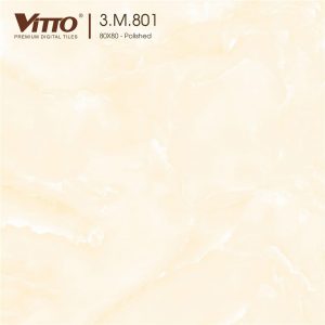 Gạch lát nền Vitto 80x80 0801 (Màu kem trắng)