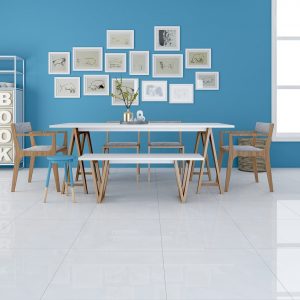 Gạch lát nền Vitto 60x60 8710 (Màu trắng xám)