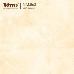 Gạch lát nền Vitto 0863 kích thước 80x80 (Màu kem đậm)
