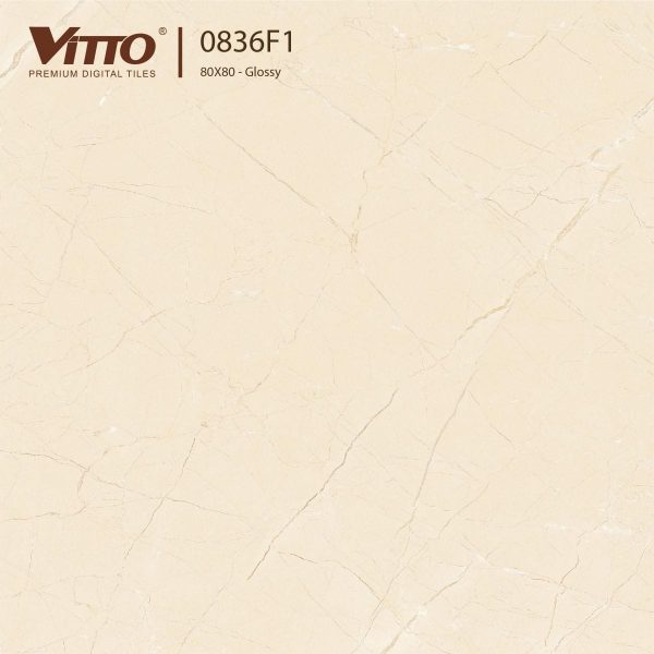 Gạch lát nền Vitto 0836F1 kích thước 80x80 (Màu be)