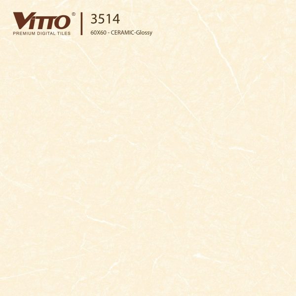 Gạch lát nền Vitto 60x60 3514 (Màu kem)