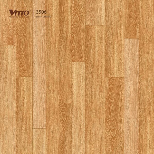 Gạch lát nền Vitto 60x60 3506 (Màu nâu gỗ)