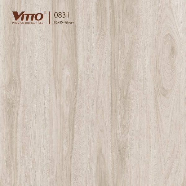 Gạch lát nền Vitto 0831 kích thước 80x80 (Màu nâu gỗ)