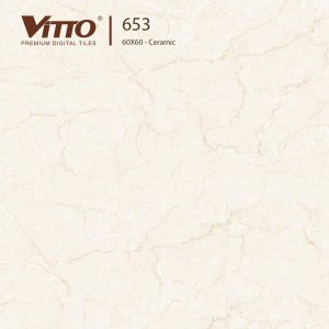 Gạch lát nền Vitto 60x60 0653 (Màu vân kem)