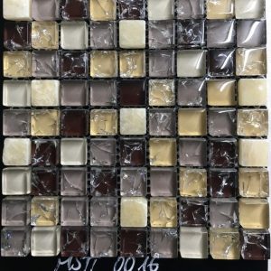 Ảnh thật gạch ốp tường trang trí Mosaic MSTT 0016 10x10x4mm tại showroom Tâm Anh