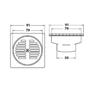 Bản vẽ Thoát sàn American A-8200