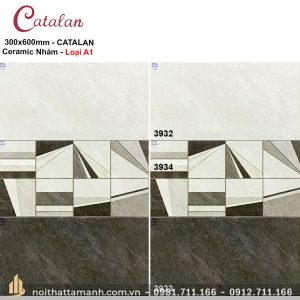 Phối cảnh Gạch ốp tường Catalan 30x60 3932