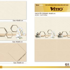 Phối cảnh Gạch ốp tường Vitto 40x80 1148