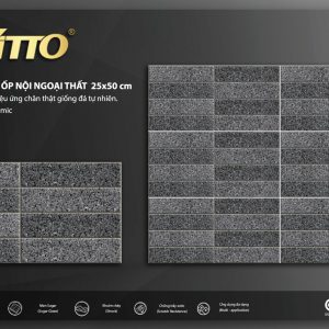 Phối cảnh Gạch ốp tường VITTO 25x50 1309