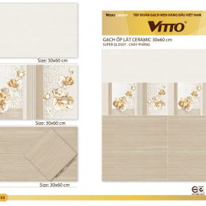 Phối cảnh Gạch ốp tường Vitto 30x60 2564