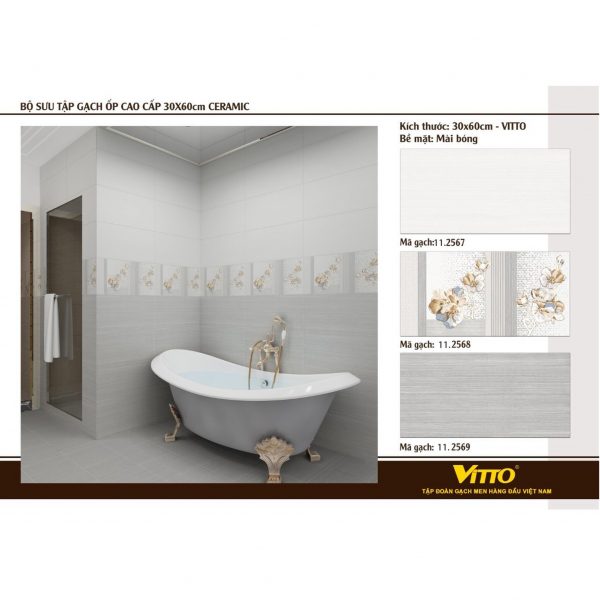 Phối cảnh Gạch ốp tường Vitto 30x60 2567