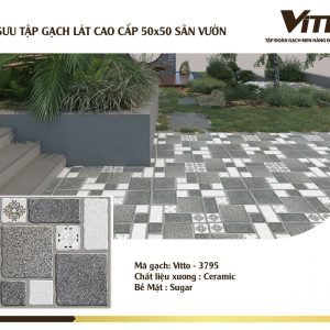 Phối cảnh Gạch lát nền 50x50 Vitto 3795