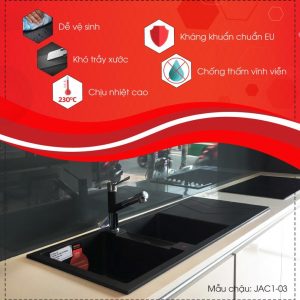 Chậu rửa bát đá nhân tạo Carysil JAC1-03