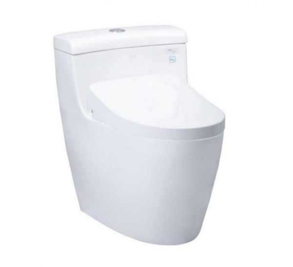 Bồn cầu TOTO một khối nắp điện tử MS636CDRW12