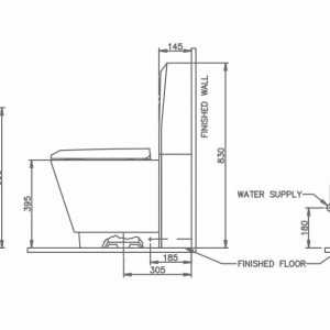 Bàn cầu hai khối Nahm NOW SVP2830S601N01