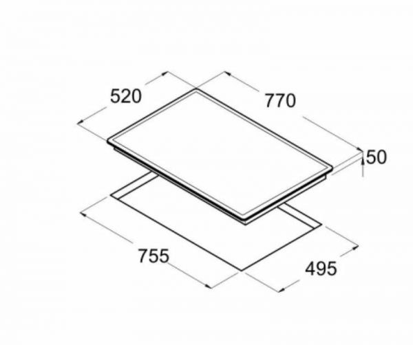 Bếp cảm ứng từ Nodor IPS 37 BLACK