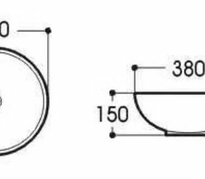 Chậu rửa mặt Tokado C 338