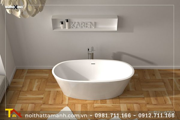 Bồn tắm Euroking KAREN EU-6052 (màu trắng)