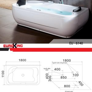 Bồn tắm massage Euroking EU-6140