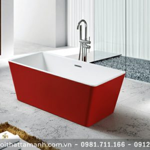 Bồn tắm Euroking NG-3638/3638PLUS (trắng đỏ)