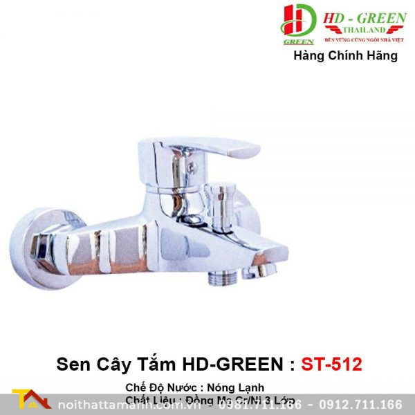 Vòi chậu Rửa mặt Lavabo HD GREEN ST-512