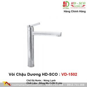 Vòi chậu Rửa mặt Lavabo HDSCO VD-1502
