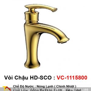 Vòi chậu Rửa mặt Lavabo HDSCO VC-1115800
