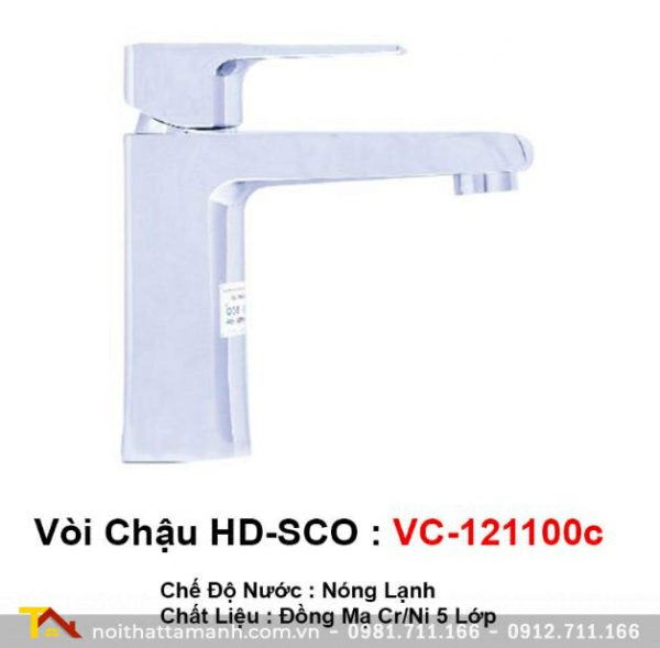 Vòi chậu Rửa mặt Lavabo HDSCO VC-121100C