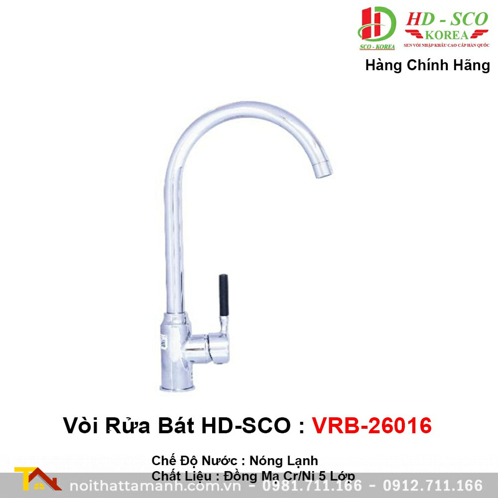 Vòi Rửa Bát HD SCO VRB-26016