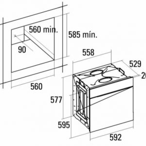 Lò nướng Nodor  D 6006 AC X