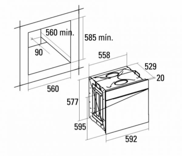 Lò nướng Nodor D 7008 DT X