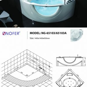 Bồn tắm Massage Nofer NG-65103