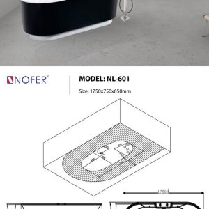 Bồn tắm massage Nofer NL-601