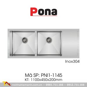 Chậu rửa bát PONA PNI1-11045 (Inox)