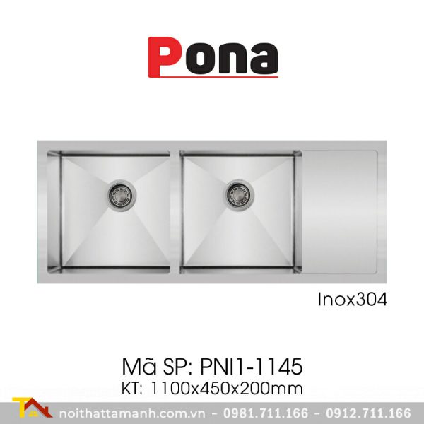 Chậu rửa bát PONA PNI1-11045 (Inox)