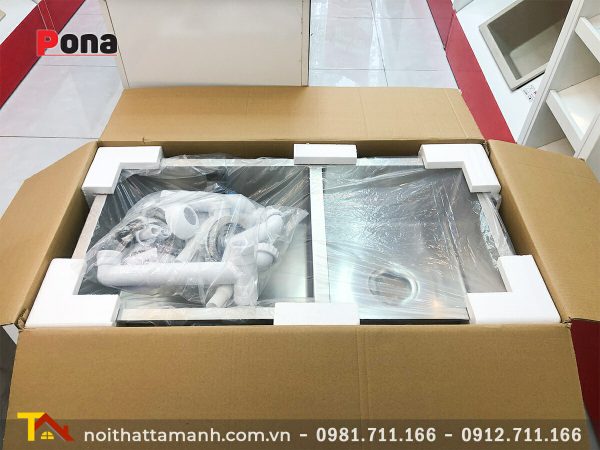 Chậu rửa bát PONA PNI1-8745 (inox)