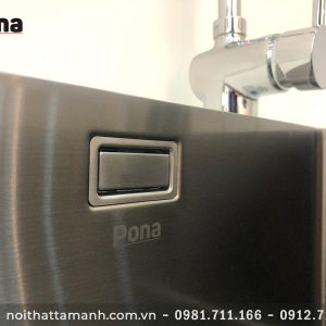 Chậu rửa bát PONA PNI2-8745 (đen)