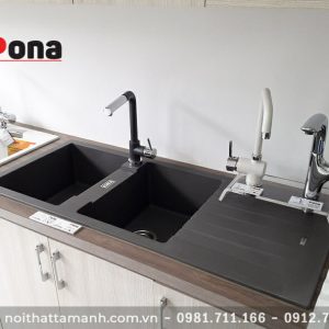 Bồn rửa bát PONA TOE1-D200 (xám đen)