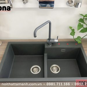 Bồn rửa bát PONA TOE1-N200 (xám đen)