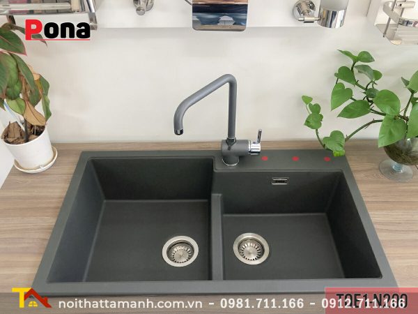 Bồn rửa bát PONA TOE1-N200 (xám đen)