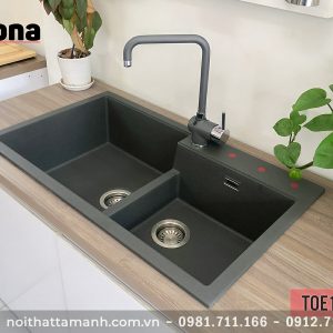 Bồn rửa bát PONA TOE1-N200 (xám đen)