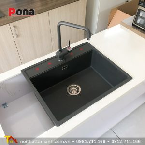 Chậu rửa bát PONA WAZ1 (xám đen)