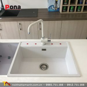 Chậu rửa bát PONA WAZ2 (trắng tiêu)