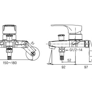 Sen tắm nóng lạnh Amy AM 4000