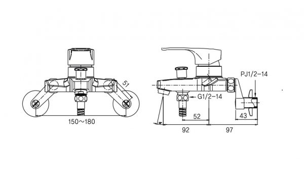 Sen tắm nóng lạnh Amy AM 4000