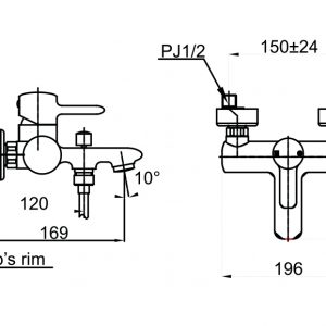 Sen tắm nóng lạnh Amy AM 6000