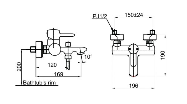 Sen tắm nóng lạnh Amy AM 6000