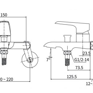 Sen tắm nóng lạnh Amy AM 7000 N