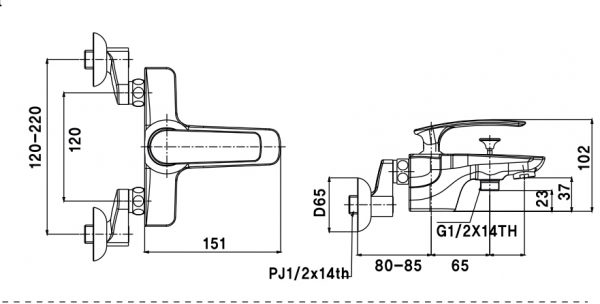 Sen tắm nóng lạnh Amy AM 9000