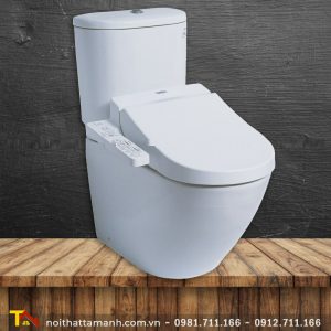 Bồn cầu TOTO hai khối nắp điện tử CS761DW8